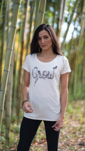 GROW WOMEN'S Organic Cotton-Bamboo Tee